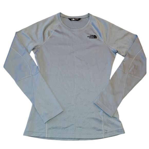 The North Face Hyperlayer Flashdry Longsleeve Silver-Grey XS - Picture 1 of 15